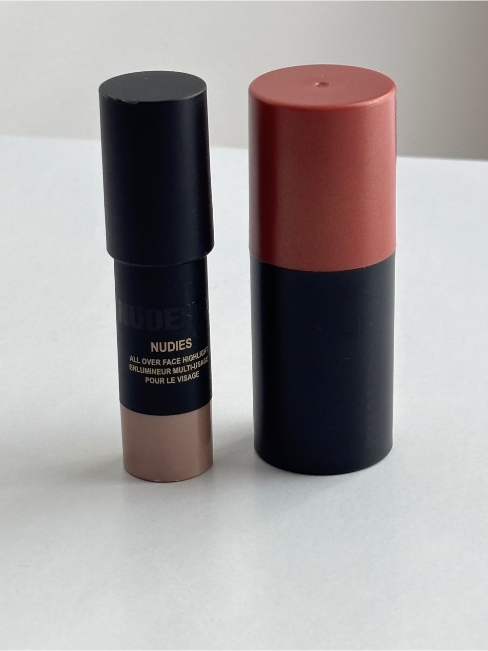 NUDESTIX Nudies All Over Face Highlighter Stick & All Over Face Blush